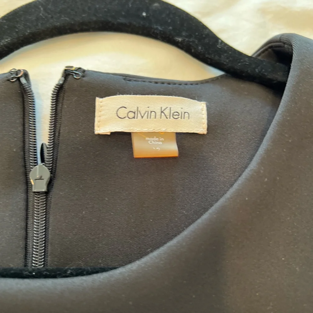 Calvin Klein Black Embellished Sheath Midi Dress - Picture 6 of 9